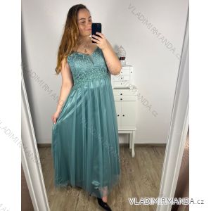 Trägerloses langes Partykleid für Damen (Einheitsgröße S/M) ITALIAN FASHION IMPSH23L676