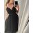 Langes trägerloses Partykleid für Damen aus Tüll (S/M EINHEITSGRÖSSE) ITALIAN FASHION IMHMS24ELENA