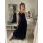 Langes trägerloses Partykleid für Damen aus Tüll (S/M EINHEITSGRÖSSE) ITALIAN FASHION IMHMS24ELENA