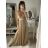 Langes trägerloses Partykleid für Damen aus Tüll (S/M EINHEITSGRÖSSE) ITALIAN FASHION IMHMS24ELENA