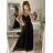 Langes trägerloses Partykleid für Damen aus Tüll (S/M EINHEITSGRÖSSE) ITALIAN FASHION IMHMS24ELENA