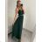 Langes trägerloses Partykleid für Damen aus Tüll (S/M EINHEITSGRÖSSE) ITALIAN FASHION IMHMS24ELENA
