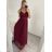 Langes trägerloses Partykleid für Damen aus Tüll (S/M EINHEITSGRÖSSE) ITALIAN FASHION IMHMS24ELENA