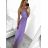 Langes trägerloses Partykleid für Damen aus Tüll (S/M EINHEITSGRÖSSE) ITALIAN FASHION IMHMS24ELENA