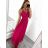 Langes trägerloses Partykleid für Damen aus Tüll (S/M EINHEITSGRÖSSE) ITALIAN FASHION IMHMS24ELENA