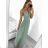 Langes trägerloses Partykleid für Damen aus Tüll (S/M EINHEITSGRÖSSE) ITALIAN FASHION IMHMS24ELENA