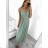 Langes trägerloses Partykleid für Damen aus Tüll (S/M EINHEITSGRÖSSE) ITALIAN FASHION IMHMS24ELENA