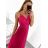 Langes trägerloses Partykleid für Damen aus Tüll (S/M EINHEITSGRÖSSE) ITALIAN FASHION IMHMS24ELENA