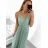 Langes trägerloses Partykleid für Damen aus Tüll (S/M EINHEITSGRÖSSE) ITALIAN FASHION IMHMS24ELENA