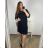 Trägerloses langes Partykleid aus Satin für Damen (34-42) POLISH FASHION PMLEL24NATHALIE -   schwarz -   46