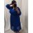 Damen Warmes Langarmkleid (L / XL ONE SIZE) ITALIAN FASHION IM422VERONA