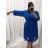 Damen Warmes Langarmkleid (L / XL ONE SIZE) ITALIAN FASHION IM422VERONA