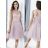 Elegante ärmellose Ballkleid-Spitze (uni s-m) ITALIENISCHE ART UND WEISE IM919919
