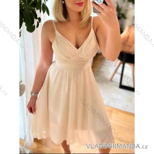 Trägerloses Partykleid aus Tüll für Damen (S/M/L ONE SIZE) ITALIAN FASHION IM923001