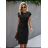Kurzärmliges Sommerkleid aus Baumwolle für Damen (S / M / L / XL ONE SIZE) ITALIAN FASHION IMD22472