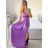 Šaty letní na ramínka dámské (S/M ONE SIZE) ITALSKÁ MÓDA IMPBB22B21841 S/M schwarz