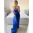 Langes elegantes Partykleid mit Trägern für Damen (S/M/L ONE SIZE) ITALIAN FASHION IMPBB23B23376