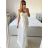 Langes elegantes Partykleid mit Trägern für Damen (S/M/L ONE SIZE) ITALIAN FASHION IMPBB23B23376
