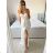 Langes elegantes Partykleid mit Trägern für Damen (S/M/L ONE SIZE) ITALIAN FASHION IMPBB23B23376