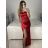 Kleid Kurzarm Damen (Uni L-2XL) ITALIENISCH MODA IMS20004