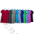 Kurzärmliges Sommerkleid aus Baumwolle für Damen (S / M / L / XL ONE SIZE) ITALIAN FASHION IMD22472