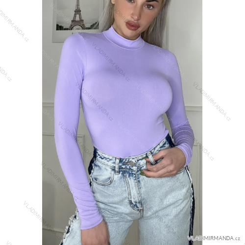 Langarm-Body für Damen (Einheitsgröße S/M/L) ITALIAN FASHION IMPBB24A12435