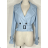 Damen-Langarm-Lederjacke (S/M Einheitsgröße) ITALIAN FASHION IMPBB234475Z