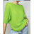 Damen-Tunika mit 3/4-Ärmeln und langen Ärmeln (Einheitsgröße S/M) ITALIAN FASHION IMPBB2327448k