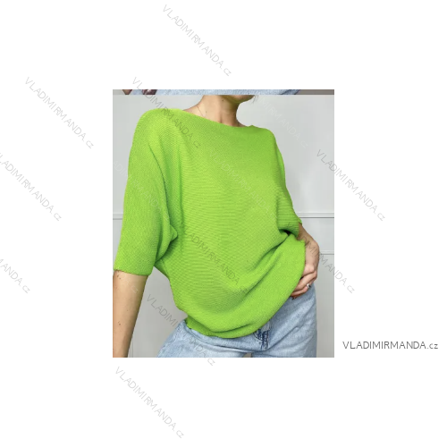 Damen-Tunika mit 3/4-Ärmeln und langen Ärmeln (Einheitsgröße S/M) ITALIAN FASHION IMPBB2327448k