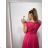 Kurzes Partykleid für Damen aus Tüll und Spitze (Einheitsgröße S/M/L) ITALIAN FASHION IMHMS23173 -   hellblau -   M / L
