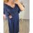 šaty plesové elegantní společenské krátký rukáv dámské nadrozměr (XL/2XL ONE SIZE) ITALSKÁ MÓDA IMM22688 2XL/3XL schwarz
