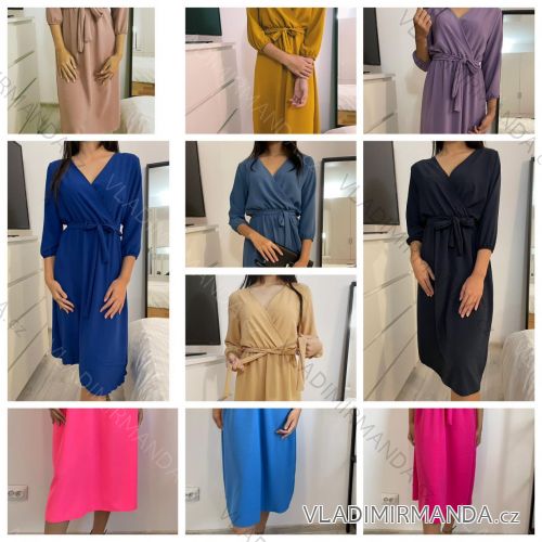 Elegantes Damenkleid mit 3/4 Ärmeln (36-44) POLISH FASHION PMWH221571