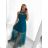 Elegante ärmellose Ballkleid-Spitze (uni s-m) ITALIENISCHE ART UND WEISE IM919919