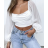 Langärmliges Crop-Top für Damen (Einheitsgröße S/M) ITALIAN FASHION IMPBB23B10882