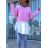 Damen Elegantes Kurzes Langarmkleid (S / M ONE SIZE) ITALIAN FASHION IMWC217235