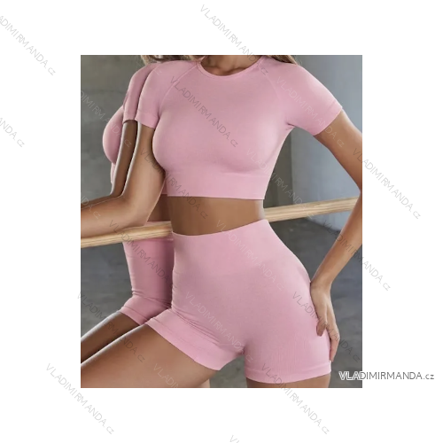 Langes Chiffon-Kurzarmkleid für Damen (S/M ONE SIZE) ITALIAN FASHION IMWGS231048