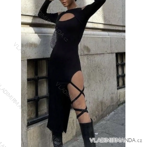 Langes trägerloses Pailletten-Partykleid für Damen (S/M EINHEITSGRÖSSE) ITALIAN FASHION IMPMD2360600