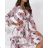 Damen Elegantes Kurzes Langarmkleid (S / M ONE SIZE) ITALIAN FASHION IMWC217235