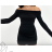 Langes Chiffon-Kurzarmkleid für Damen (S/M ONE SIZE) ITALIAN FASHION IMWGS231048