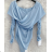 Langes Chiffon-Kurzarmkleid für Damen (S/M ONE SIZE) ITALIAN FASHION IMWGS231048
