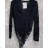 Langärmliger Spitzen-Body für Damen (Einheitsgröße S/M) ITALIAN FASHION IMPMD2431314L