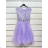 Kurzes, lässiges Kurzarmkleid für Damen (Einheitsgröße S/M) ITALIAN FASHION IMPSH236544 růžová lososová S / M
