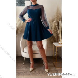Langarm-Partykleid für Damen (S/M EINHEITSGRÖSSE) ITALIAN FASHION IMPSH235429
