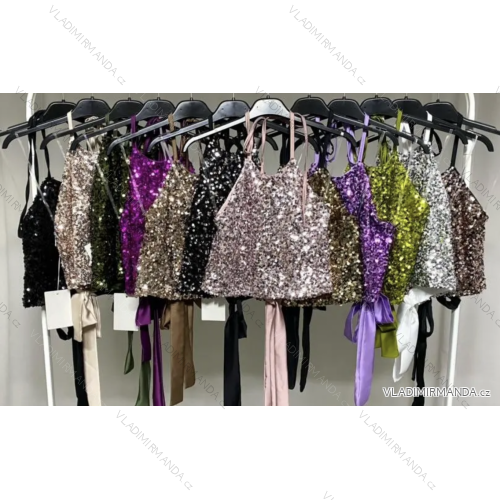 Langarm-Top/Croptop für Damen (S/M ONE SIZE) ITALIAN FASHION IMPLP2386080075