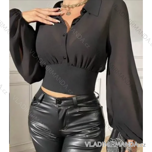 Langarm-Top/Croptop für Damen (S/M ONE SIZE) ITALIAN FASHION IMPLP2386080075