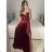 Šaty letní na ramínka dámské (S/M ONE SIZE) ITALSKÁ MÓDA IMPBB22B21841