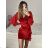 Strickpullover-Set für Damen (Einheitsgröße S/M) ITALIAN FASHION IMWE223972 rot S/M