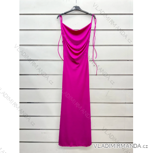 Langes trägerloses Pailletten-Partykleid für Damen (Einheitsgröße S/M) ITALIAN FASHION IMPSH233348