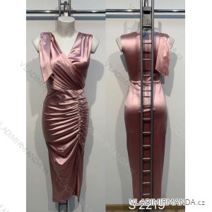 Kleid mit 3/4 Ärmeltasche für Damen (uni sl) ITALIAN Fashion IM3181746