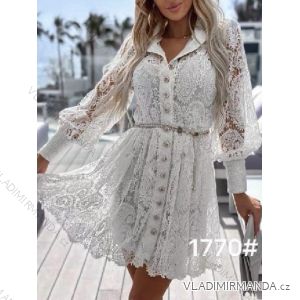 Kleid mit 3/4 Ärmeltasche für Damen (uni sl) ITALIAN Fashion IM3181746